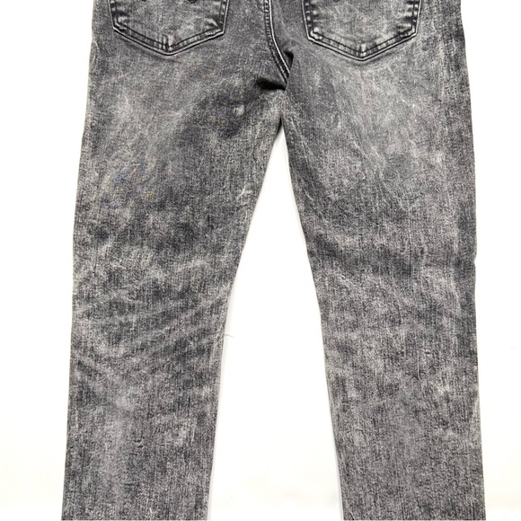 AMERICAN EAGLE Next Level Flex Faded Black Patched Skinny Jean - Picture 7 of 15